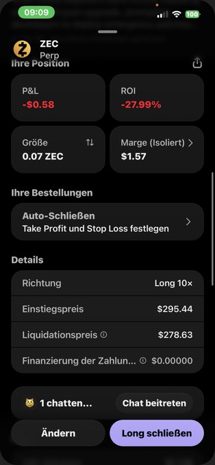 The image shows a cell phone screen displaying information about an account, including details such as balance, transactions, and fees. The text on the screen is in German, which suggests that the user might be using a mobile app or website written in another language. The main focus of the image is the screen with various data points and numbers, providing insights into the account's status and performance.
