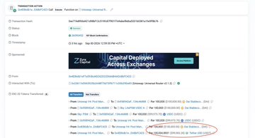 A screenshot of a Zoom recording download page titled 'Capital Deployed Across Exchanges', with a specific file link circled in red.