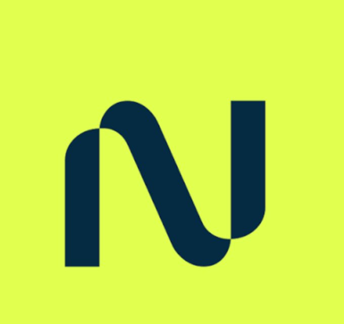 The image displays a stylized dark navy "N" logo on a bright yellow background, which appears to be the Nebius ($NBIS) logo referenced in the post. The post discusses an investment outlook for Nebius, outlining a timeline of AI compute demand from 2026-2032 and noting that the company's real risk isn't simply a short-term demand issue but rather evolving GPU cloud pricing dynamics.