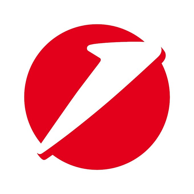 The image displays a stylized red circular logo featuring a white "Z" or dynamic swoosh design, which is the logo of UniCredit, Italy's second-largest bank. The logo visually represents the company mentioned in the breaking news about UniCredit's exploration of crypto custody, brokerage, and stablecoin services in their early stages.