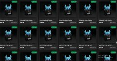 The image displays a grid of identical "Mibera Punk Node" NFTs, each marked "Claimed," visually representing the digital collectibles the post mentions as gifts for two selected war team members based on the last four digits of their wallet addresses.