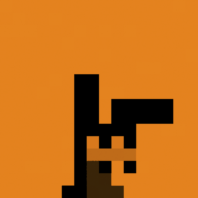 The image features a cartoon rabbit with a gun, set against an orange background. The rabbit appears to be standing next to a black box or structure that has a "0.169 ETH" written on it. The rabbit's position and the presence of the gun suggest that this might be a scene from a video game or animation where the rabbit is a character in a virtual world, possibly owned by someone named @metavermanche.