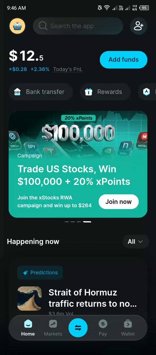 "Day 4: 10-Second Bank Transfer Challenge. I am using Bitget Wallet Bank Transfer, which is very fast. The transfer takes only 2 seconds, with no hassle at all. In the accompanying post there's a challenge related to BDT and Bitcoin, encouraging users to try it out."