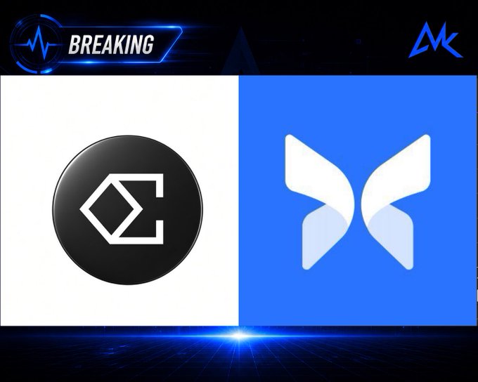 A breaking news graphic displays the Ethereum (ETH) logo on a white background next to the SushiSwap logo on a blue background, with 'BREAKING' text at the top.