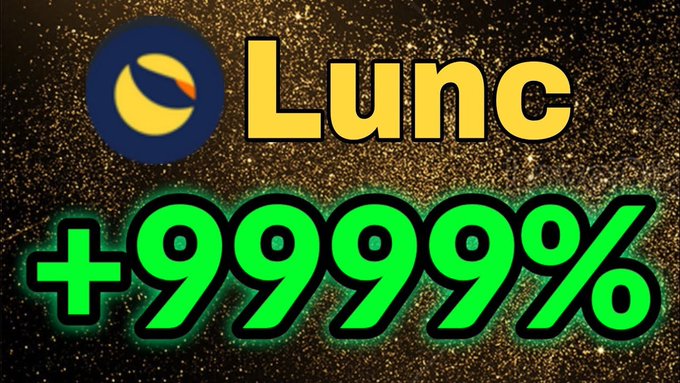 Promotional graphic for Lune with a crescent-like logo and large green text reading “+9999%” over a glittering black background.