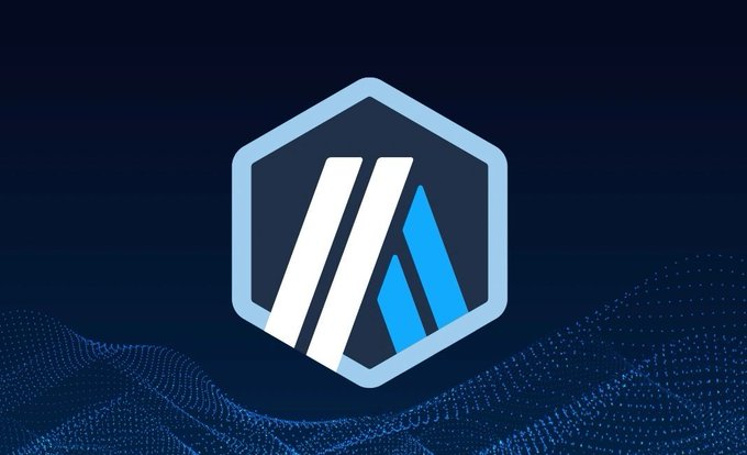 A logo featuring a stylized letter 'A' made of white and blue shapes inside a hexagonal outline, set against a dark blue background with subtle dotted wave patterns.