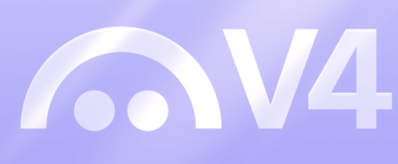 The image features the Aave V4 logo, displaying a stylized ghost-like character alongside the text "V4" in white against a soft purple gradient background. This branding aligns with the post's discussion of yield opportunities on Aave V4, visually anchoring the mention of the protocol's latest version and its incentive programs.