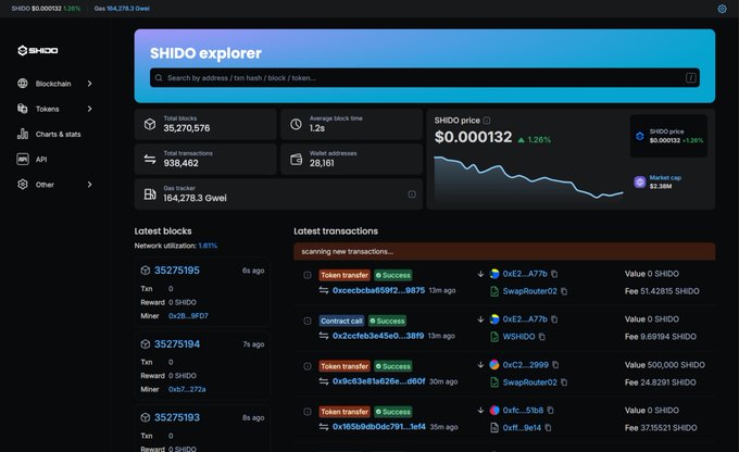 The image shows a computer screen displaying information about a trading platform called Shidoo. The screen has a blue background with white text, providing details about the platform's features and benefits. It also includes a list of blocks that have been mined or completed, indicating successful transactions on the platform. The post mentions that there are 35 million blocks in circulation, which means that the platform is actively trading and processing transactions for its users. This information highlights the popularity and functionality of Shidoo as a cryptocurrency trading platform.