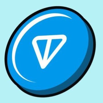 The image features a blue circle with a white triangle symbol inside of it, which appears to be a logo or icon for a social media platform. The text "buy and hold" is written below the logo, likely indicating that users should consider purchasing a subscription or following the account associated with the platform.
