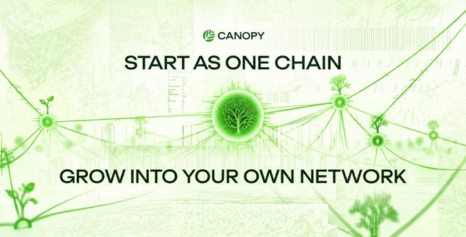 A green-themed Canopy Growth Corporation graphic with the tagline 'START AS ONE CHAIN, GROW INTO YOUR OWN NETWORK' featuring a tree network illustration.