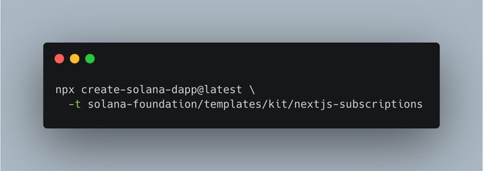 The image features a screenshot of a screen with an error message from Next.js about recurring payments for Solana. The problem is that you still have to figure out how to add these payment updates to your web app. There's a solution, however: the error message suggests creating a new payment template using the given code and then deploying it into your application.
