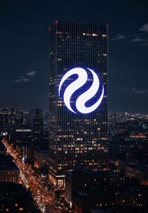 The image features an aerial view of a city with a large, illuminated building that prominently displays the Injective logo. The building's lights create a striking contrast against the dark night sky. The text in the image reads "Injective's biggest advantage isn't speed. It'S direction We are bullish on". This message highlights the company's focus and vision for the future of blockchain technology, emphasizing that their success lies not just in being faster or more cost-effective but also in executing on a clear strategy and leveraging key catalysts at the same time.

The image is likely to be shared by followers who are interested in Injective and its innovative approach to blockchain solutions.