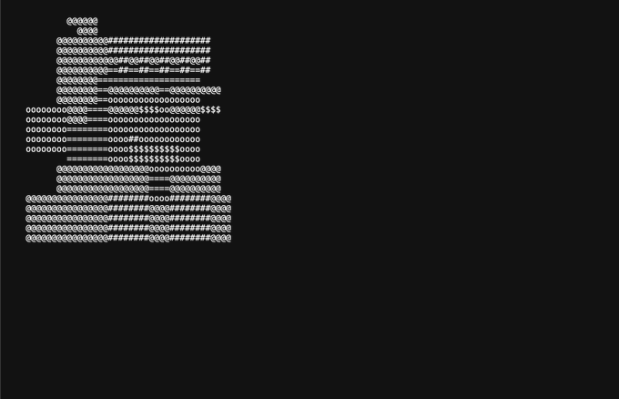 An ASCII art of a skull forms the "Nodemonkes" logo, representing the easter egg the user discovered while snooping around the Nodemonkes DEX for the allowlist marketplace.