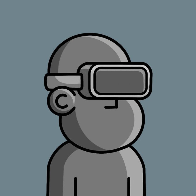 The image features a cartoon character wearing a virtual reality (VR) headset, which appears to be gray with a black square at the top center of the frame. The character's face is turned away from the camera, giving an impression that they are looking off into the distance or lost in thought. The post about virtual reality and its impact on our lives seems to be related to this image, as it highlights how VR technology can provide immersive experiences for users by simulating a sense of being present in another environment.