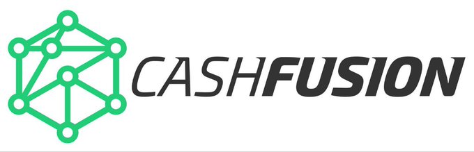 A logo featuring a green geometric hexagonal/network icon next to the text 'CASHFUSION' in dark gray lettering.