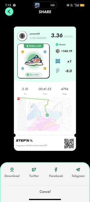 The image shows a phone screen displaying a fitness app with a map, showing the user's location and distance traveled during their workout session. The app also provides information about the user's progress, including the number of steps taken, calories burned, and other relevant data.