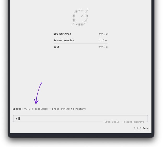 The image shows a screenshot of a computer screen with a text box containing information about an update for a software program, specifically for the "v2.7" version. The update appears to be available for download and will restore the settings on the software.