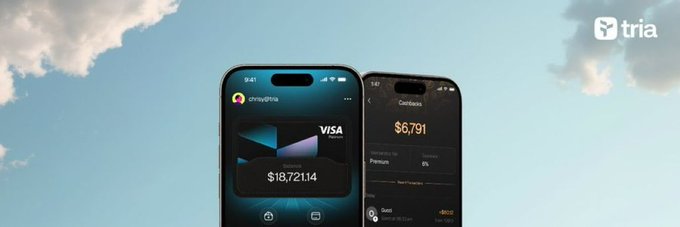 The image features two phones side by side, both displaying a screenshot of their payments app. The first phone is an iPhone with a black case, while the second phone is an Android with a pink and blue background. Both phones have payment icons on them, indicating that they are used for online transactions or mobile payments. This scenario suggests that traditional finance and crypto should work together seamlessly to reduce friction and make payment experiences more convenient for users.