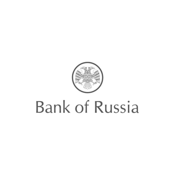 The image displays the official logo and text of the "Bank of Russia," featuring a double-headed eagle emblem above the institution's name. It serves as a visual identifier for the central bank's announcement of new retail crypto trading regulations, including a roughly $4,000 annual cap for non-qualified investors effective September 1st.