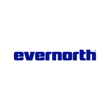 The Evernorth logo displayed in bold blue text on a white background.