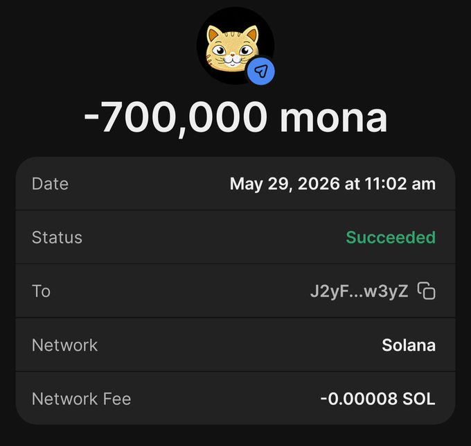 The image presents an app that allows users to obtain $MONA Airdrops using their accounts, with a focus on Solana and JYfy. The text provides information about this service, including details about the first 1,000 recipients who have already received up to 300,000 $MONA Airdrops. This method of obtaining mona is known as an Airdrop Follow or a like & RT Drop, which involves sending money from one account to another through a network fee, in this case, network funds for the application.