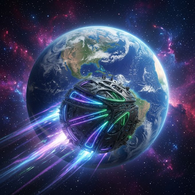 A futuristic, neon-lit spacecraft streaks past Earth through a vibrant cosmic backdrop of stars and nebulae, leaving glowing purple and blue trails behind it.

The image's sci-fi spacecraft zooming past Earth visually reinforces the post's question about which "$s sonic-3native" project has the most potential, symbolizing forward momentum, advanced technology, and bold exploration into uncharted territory.