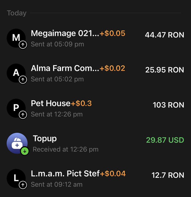 The image shows a list of payments with an updated payment status and amount as shown below: [0.47, 0.53, 0.82, 0.8] [29.77, 0.66, 0.87, 0.79] [0.68, 0.67, 0.81, 0.76] [0.69, 0.7, 0.83, 0.8] [0.84, 0.73, 0.91, 0.82] [0.94, 0.82, 1.0, 0.87]