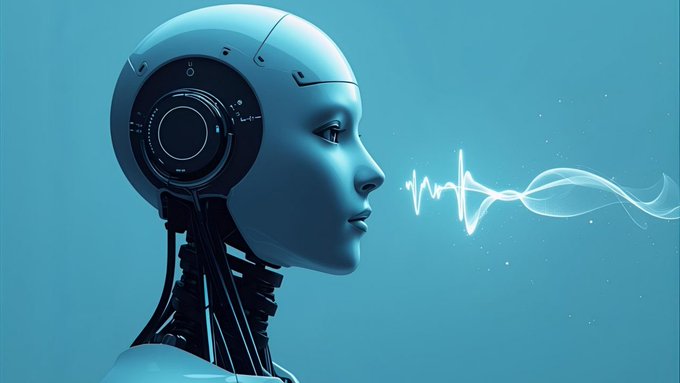 The image features a robot head with headphones, giving off an AI agent vibe. The robot's head is white and has a black band around its neck. It appears to be emitting a blue light or sound wave that could be interpreted as a heartbeat or pulse. The background of the image is a solid blue color, which contrasts with the white robot head and adds depth to the scene. The post includes text that reads "BREAKING: RIPPLE LAUNCHES TOOLKIT TO ENABLE AI AGENTS TO PAY WITH XRPL! THIS IS MASSIVE!" This suggests that there might be an ongoing development or innovation in the field of artificial intelligence, specifically related to the use of blockchain technology for payments.