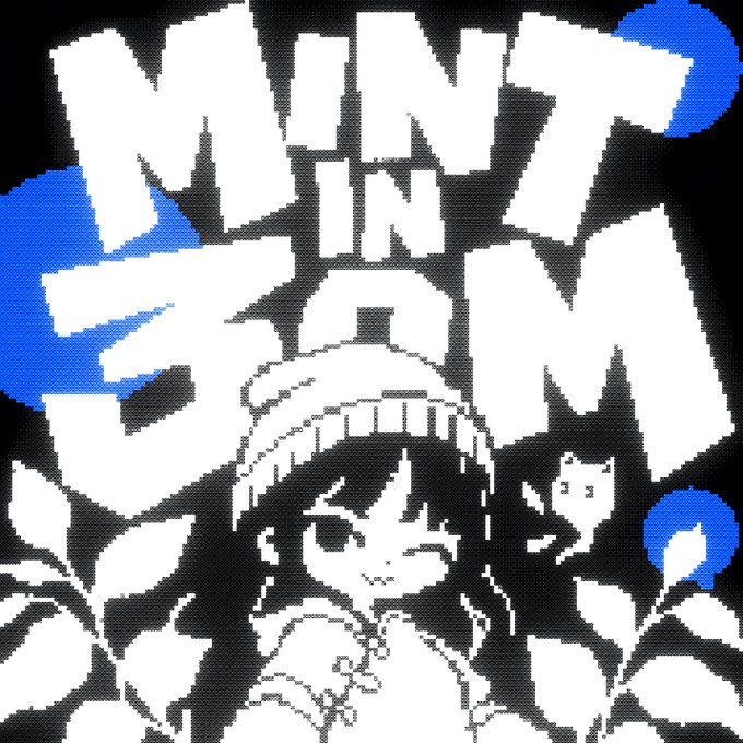 A pixel-art chibi character with a beanie and a winking expression, accompanied by a small black cat, surrounded by leaves and bold text reading "MINT IN 30MIN." The image serves as a hype graphic announcing an upcoming NFT mint in 30 minutes, playing on the "Tarnished" (Elden Ring) and "Maidenless" gaming references to engage the crypto/NFT community.