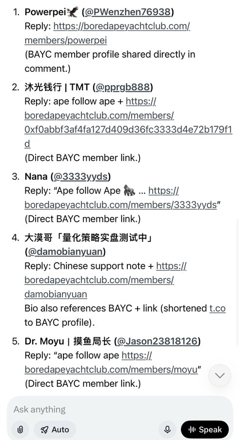 中文结构/Chinese characters for the post, which is written by someone named Dr. Moya. The post says that she has some Chinese characters posted on her twitter account with a picture of a Peking duck and it includes details about Bayshore Bay Club and other information.