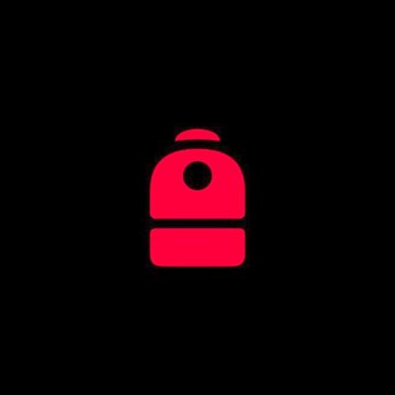 A red backpack icon displayed on a black background, representing Backpack, the crypto platform mentioned in the announcement of its new 24/7 trading feature for tokenized U.S. equities like SpaceX, Micron, and SanDisk on Solana.