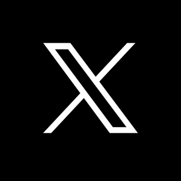 The image displays the white "X" logo on a black background, representing the rebranded social media platform (formerly Twitter). It serves as a visual identifier for the post announcing X's new Cashtag trading feature that enables users to buy and sell stocks and cryptocurrencies directly through partners like Coinbase, Kraken, and Interactive Brokers.
