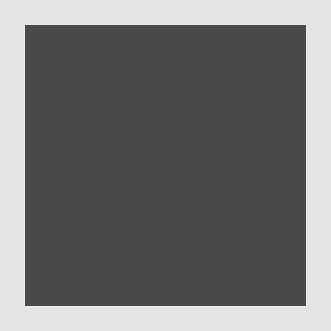 A solid dark gray square on a white background with no visible content or text.