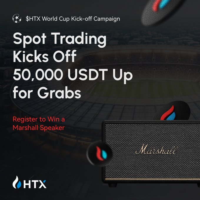 The image features an advertisement for a Spot Trading Challenge that has just spawned Complete holding, spot, grid, leaderboard & Earn tasks for a shot at a Marshall Stanmore III + grab your share of 50,000 USDT up. The text in the image is white and black, with the challenge's name displayed in large letters above it. Below this, there are three coins scattered around the image, possibly representing the points earned by completing the challenge tasks.