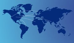 A stylized blue-toned image features the Ripple logo ("X") overlaid with the shadowy silhouettes of two figures, visually symbolizing the growing partnership and influence between Ripple and FedNow in cross-border payments. The artwork conveys a sense of quiet power and convergence, aligning with the post's message about Ripple's potential to integrate with U.S. banking systems.