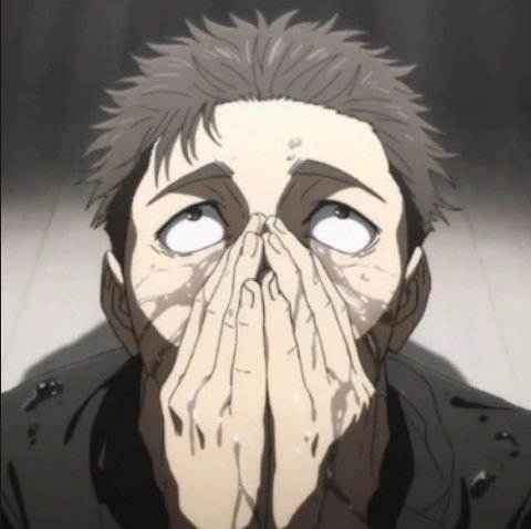 An anime character with hands clasped over his face, appearing tearful or overwhelmed in shock. The image illustrates the post's lamentation about how the creator economy has changed, expressing dismay at creators working for modest bounties like $700 compared to past expectations of much higher compensation.