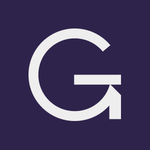The image shows a stylized white "G" logo on a dark purple background, representing the Grayscale cryptocurrency investment firm. It accompanies news of Grayscale's recognition of SUI as "next-gen infrastructure" for powering applications across AI, DeFi, gaming, and tokenized assets.