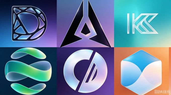 A collage of six stylized, glossy 3D crypto project logos—including GenLayer, DGrid AI, KiiChain, DAPPOS, Solstice, and another emblem—each set against a vibrant gradient background, visually representing the list of airdrop claim links mentioned in the post.