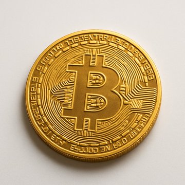 A close-up image of a gold Bitcoin coin with the "B" symbol prominently displayed, illustrating the "594 $BTC" mentioned in the security alert about wallets being swept due to a Coldcard Mk3 flaw.