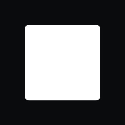 A blank white square on a black background, which may suggest a placeholder or "no image" icon accompanying a post about a temporary network pause on Base where user funds remain secure while the issue is resolved.