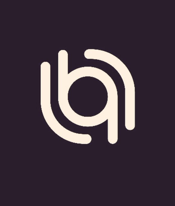 The image displays a minimalist logo featuring a stylized lowercase "b" in cream against a dark purple background, which appears to be the branding for Allbridge.io. This connects to the post as the user utilized Allbridge.io to bridge $400 in USDC from Ethereum to Base to provide liquidity for a launch day pool on the new blockchain.