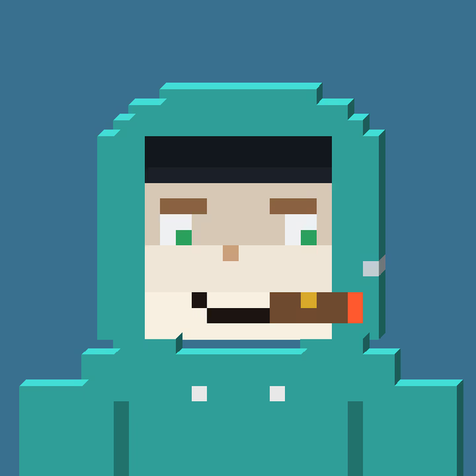 A pixel-art astronaut in a teal spacesuit is shown holding a brown-and-orange device, visually reinforcing the post’s bullish update on the $STACK token from @StackersXYZ. The text highlights roughly $400 in payouts per cycle, an NFT floor-price recovery from $120 to $225, and a $STACK market cap of about $800K.