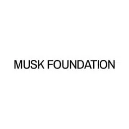 A simple white image displaying the text 'MUSK FOUNDATION' in bold black letters.