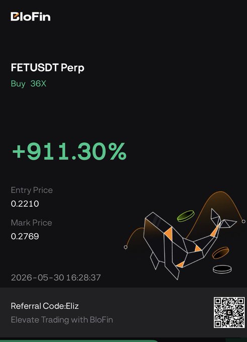 "I think more $FET".