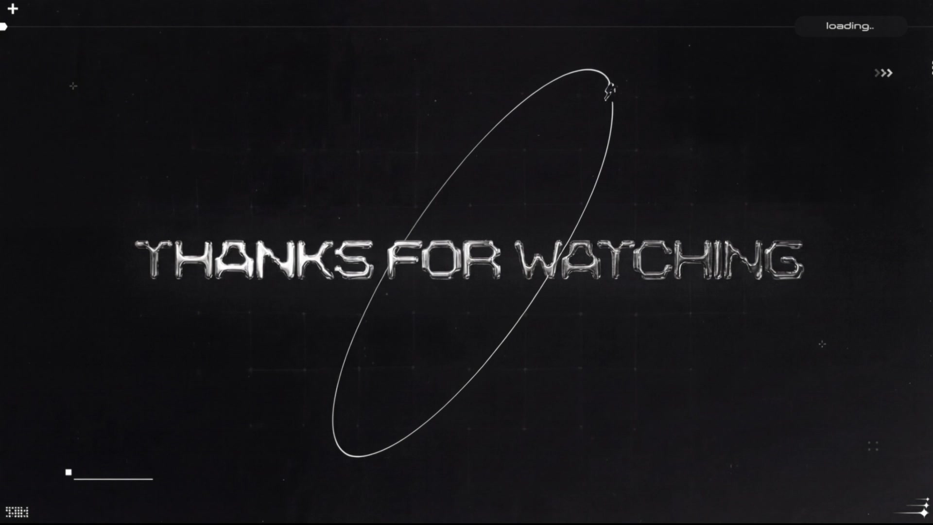 The image features a black background with white text that reads "THANKS FOR WATCHING". The text is surrounded by a circle, which appears to be a logo or symbol related to the content of the image. The caption below the image provides additional information about the post and its context.