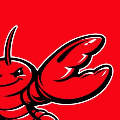 A red cartoon lobster character with a winking eye and raised claw appears on a solid red background, visually reinforcing the post's nostalgic reference to "OpenClaw"—a lobster-themed icon that seemingly disappeared without notice.