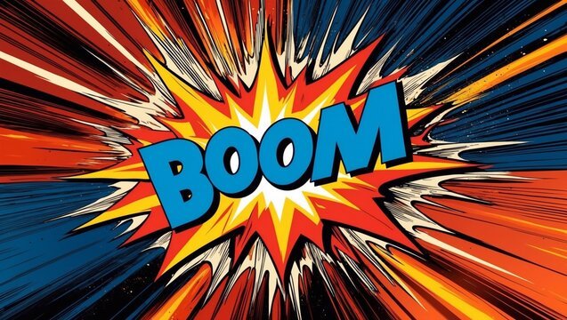 The image features a large, colorful explosion with the word "BOOM" written in blue letters above it. The explosion has a bright orange and red burst at its center, creating an eye-catching visual effect. The background of the image is a gradient of colors that transitions from light to dark, adding depth and dimension to the scene. The text "BREAKING NEWS: SBI JAPAN PRESIDENT/CEO & DIRECTOR OF RIPPLE YOSHITAKA KITAO SAYS -The Clarity Act will have positive impact on Crypto" is also present in the image.