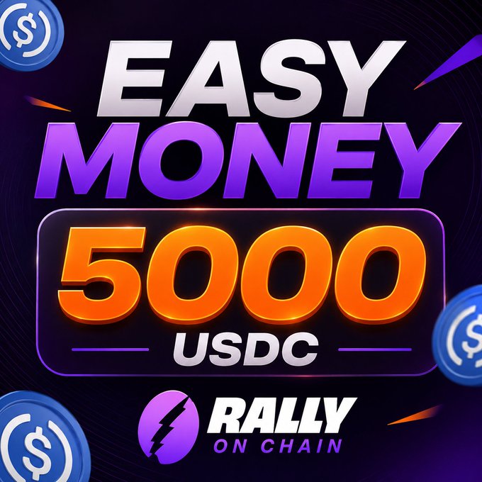 The image features a poster with a purple background and white text promoting easy money through cryptocurrency trading. The poster includes various coins such as Bitcoin, Ripple, and USDC, along with dollar signs indicating the potential for financial gain from these digital assets. The text on the poster emphasizes the idea of making money by investing in cryptocurrencies like Bitcoin or USDC.