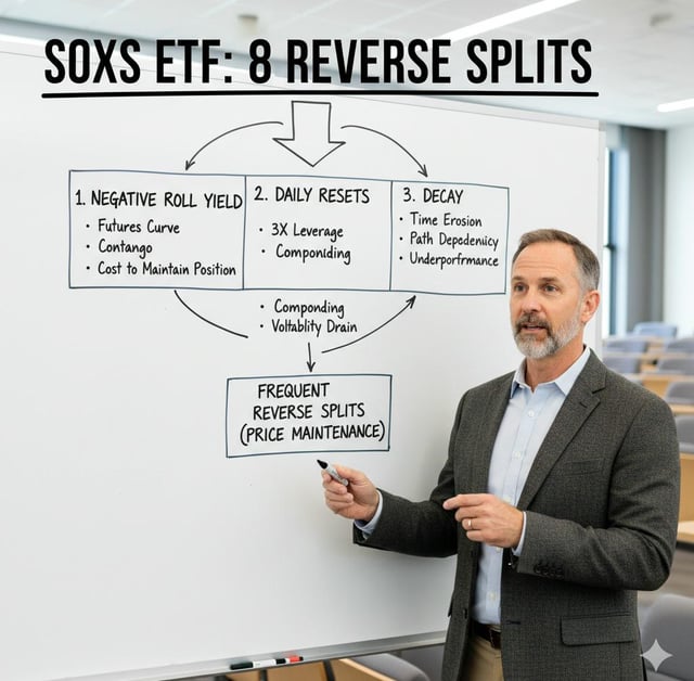 A man wearing a suit jacket is standing by a white board with some writing on it, which appears to be related to investing or financial topics as indicated by his outfit. The background reveals that he's in an office setting where multiple chairs are present along with another desk visible further back in the scene.