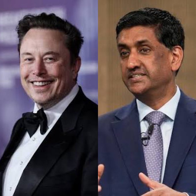The image features two men wearing suits, one smiling at the camera and the other looking serious or upset. The man with a smile appears to be a well-known businessman, while the other man looks like a politician. Both are dressed in formal attire, which adds to their professional appearance. The caption of the post suggests that there is a connection between these two men, possibly related to a political issue or a legal matter involving them.